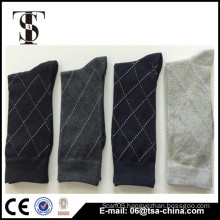 Men fashionable sports socks jacquard cotton compression sport socks